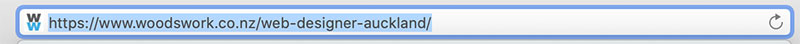 coy the URL