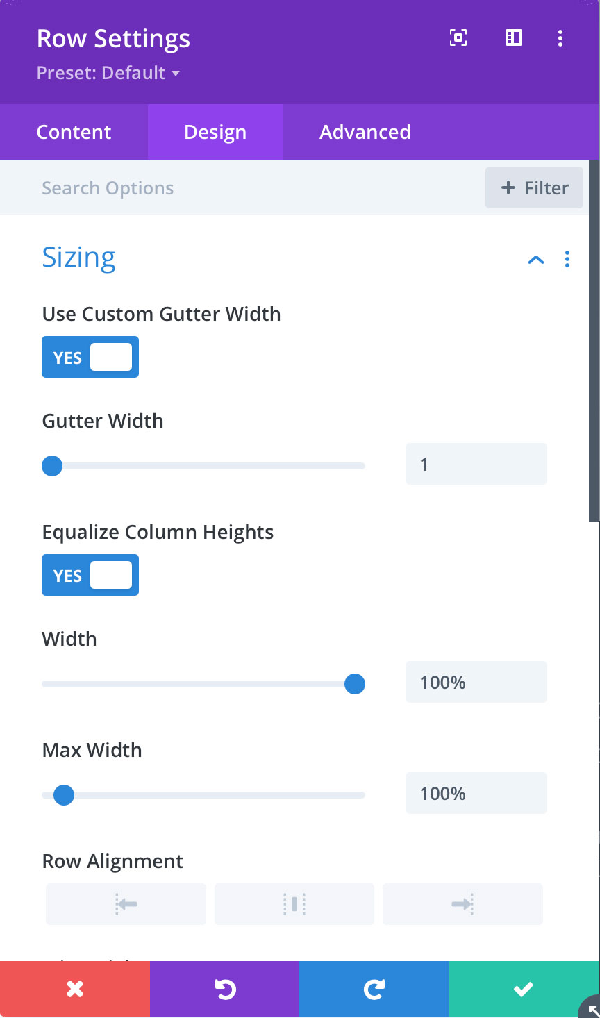 customize column widths customize column widths